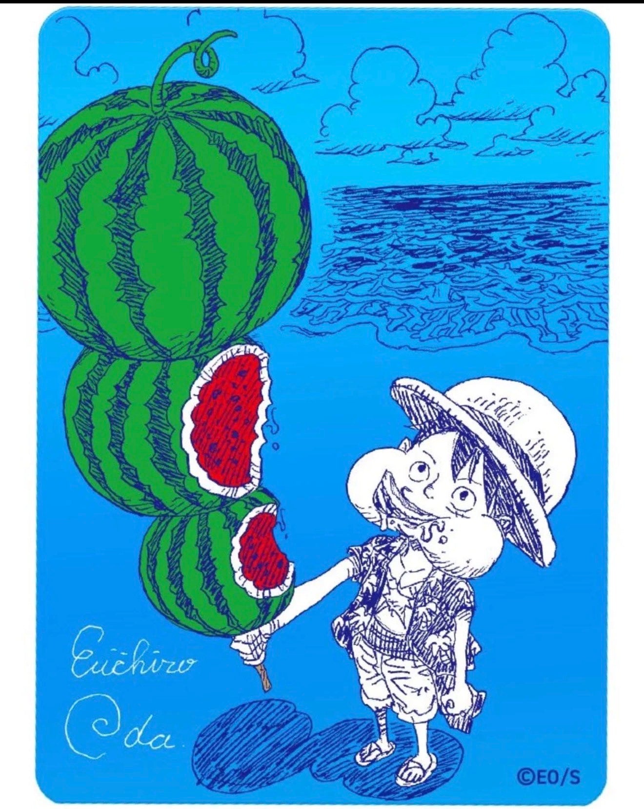 🇯🇵 One Piece NatsuComi 2026 – Watermelon Luffy MetaKira Promo Card Sealed