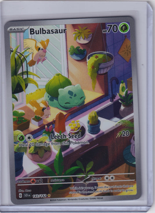 Bulbasaur #143/142 SV07: Stellar Crown Pokemon