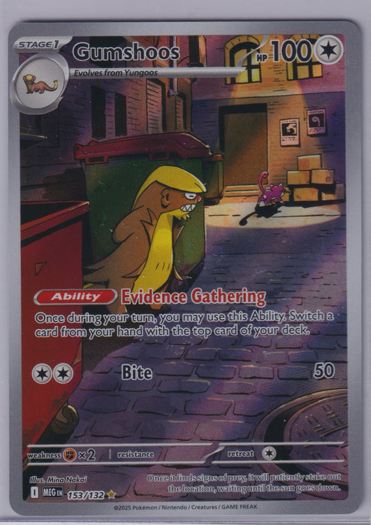 Gumshoos #153/132 ME01: Mega Evolution Pokemon