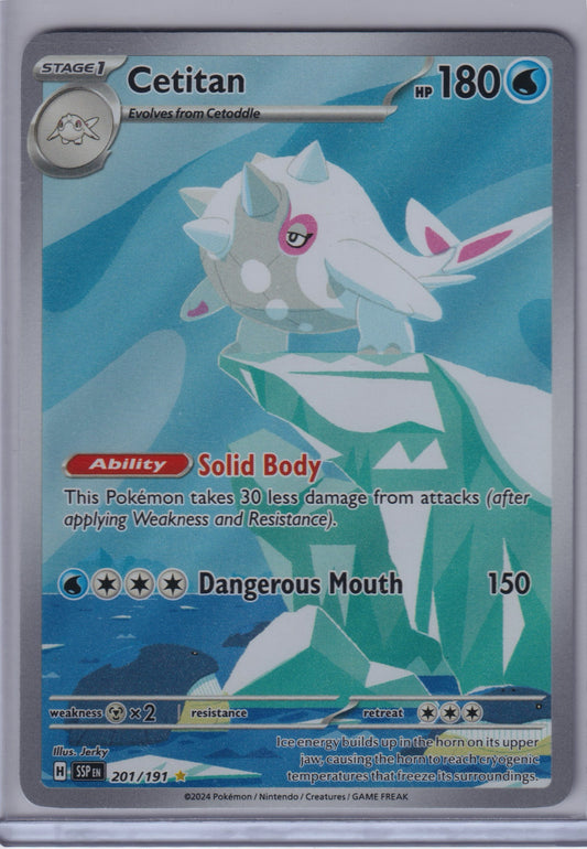 Cetitan #201/191 SV08: Surging Sparks Pokemon