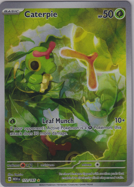 Caterpie #172/165 SV: Scarlet & Violet 151 Pokemon