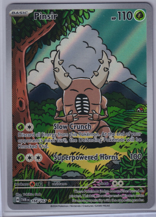 Pinsir #168/167 SV06: Twilight Masquerade Pokemon