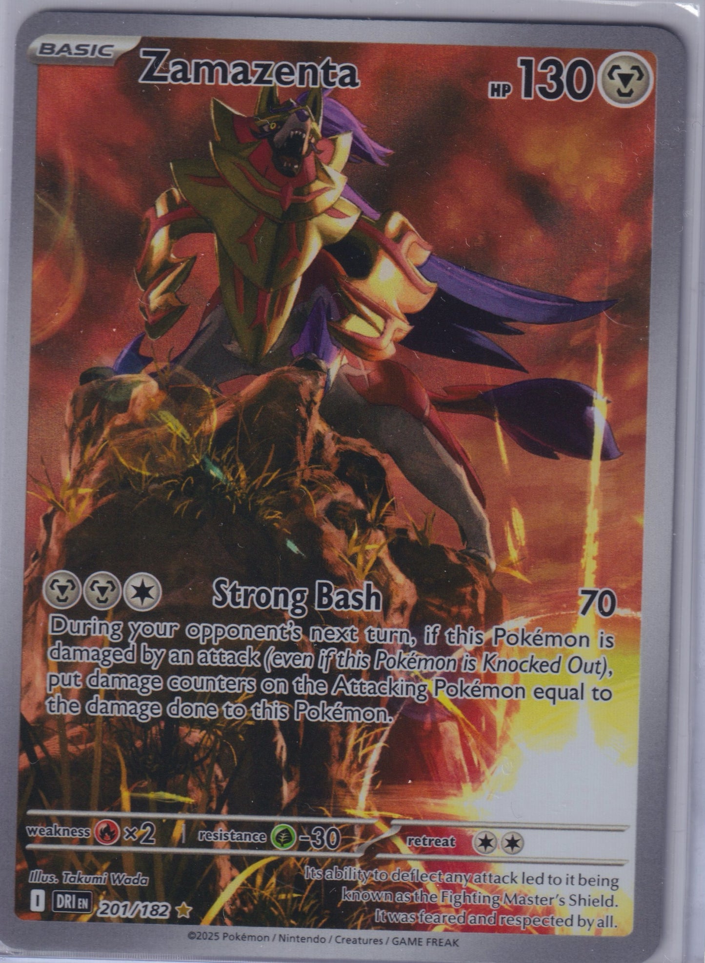 Zamazenta #201/182 SV10: Destined Rivals Pokemon