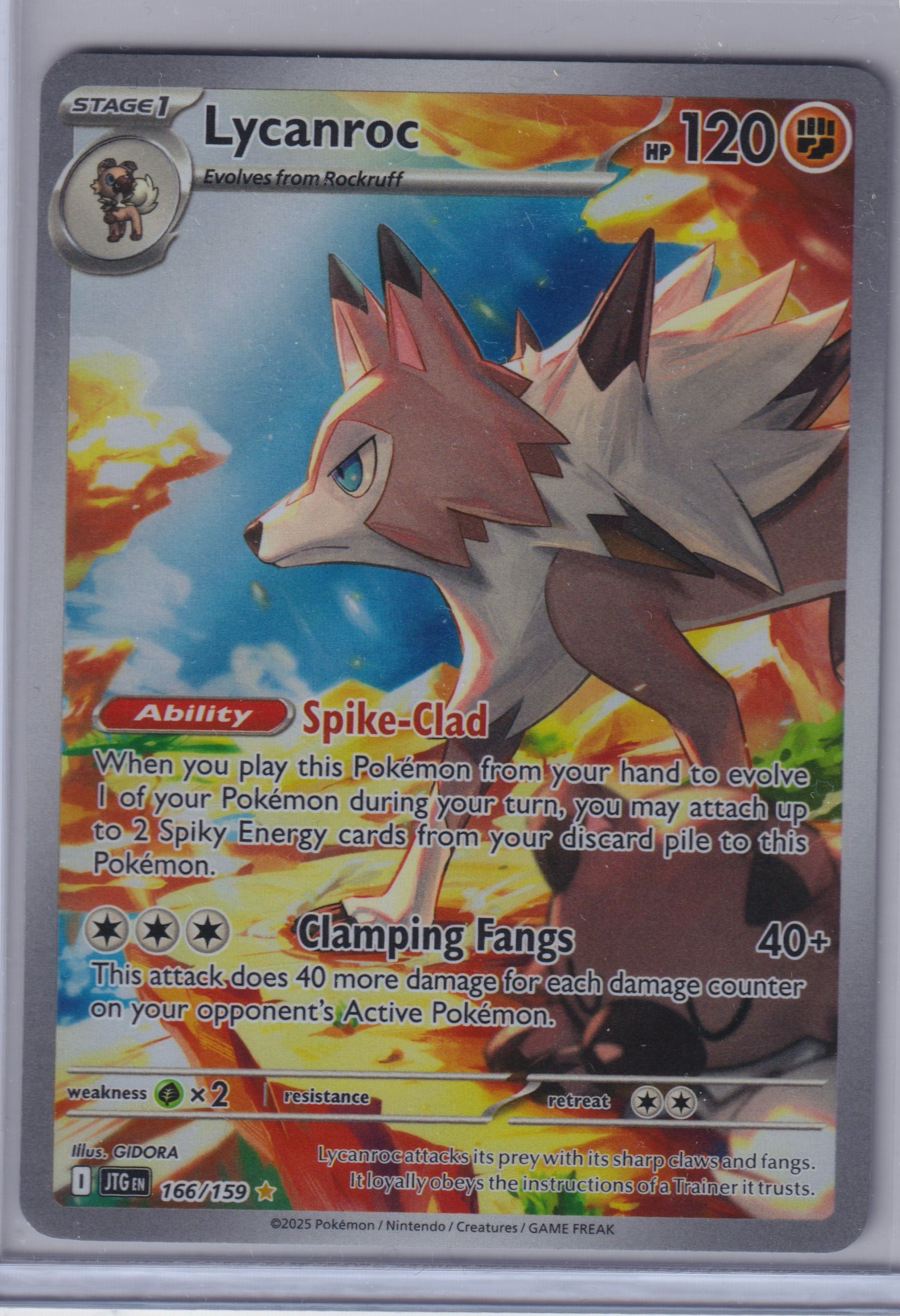 Lycanroc #166/159 SV09: Journey Together Pokemon