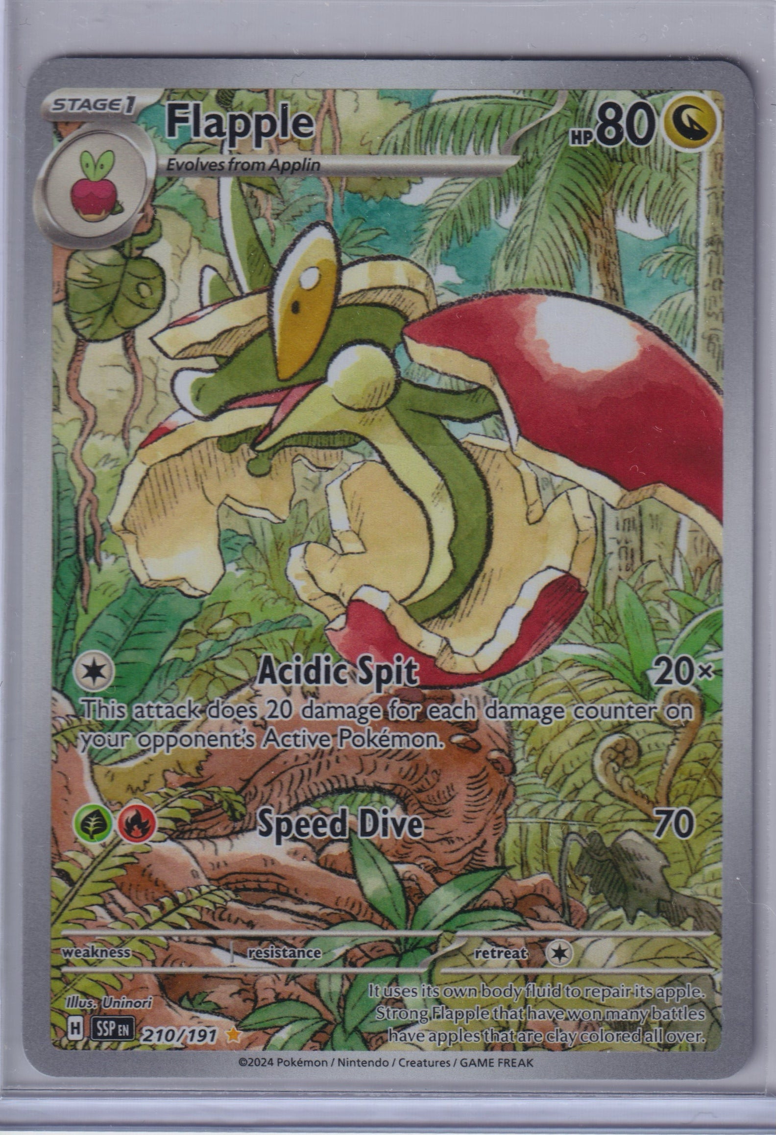 Flapple #210/191 SV08: Surging Sparks Pokemon