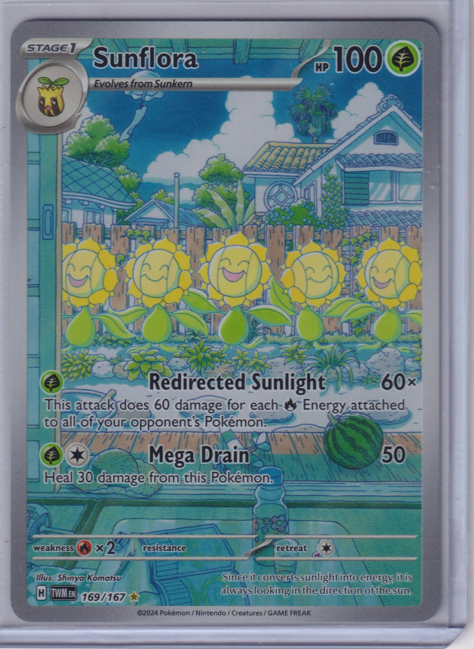 Sunflora #169/167 SV06: Twilight Masquerade Pokemon