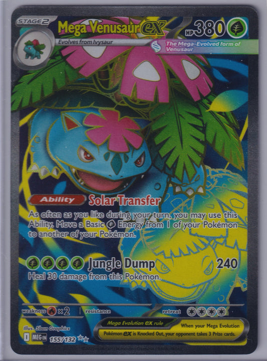 Mega Venusaur ex #155/132 ME01: Mega Evolution Pokemon