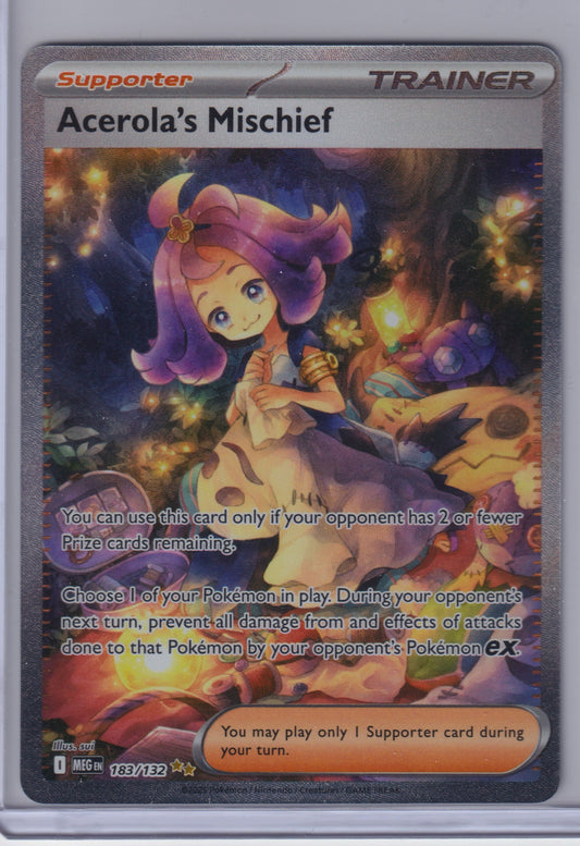 Acerola's Mischief #183/132 ME01: Mega Evolution Pokemon