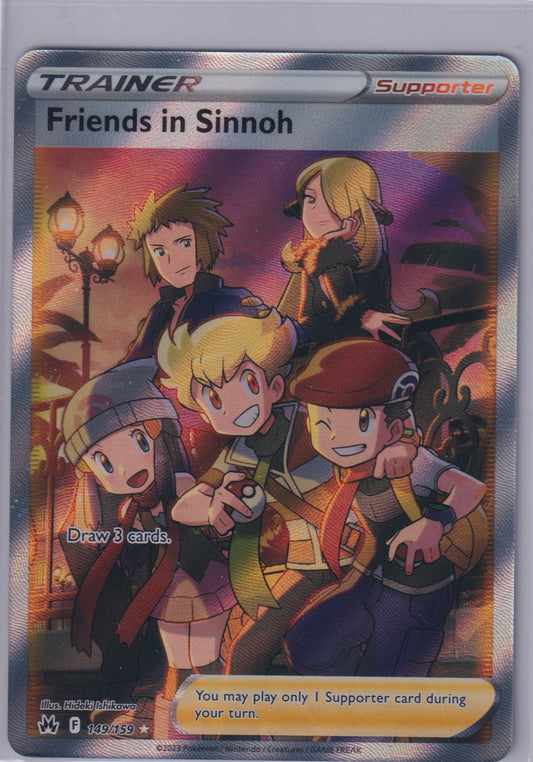 Friends in Sinnoh (Full Art) #149/159 Crown Zenith Pokemon
