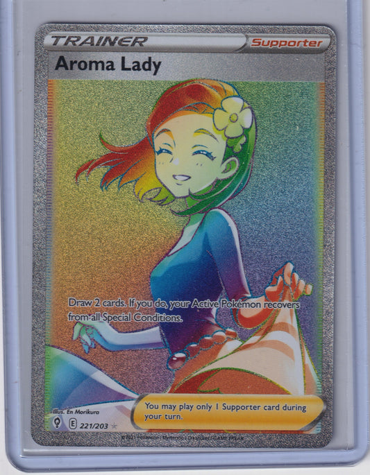 Aroma Lady (Secret) #221/203 SWSH07: Evolving Skies Pokemon