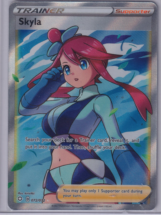 Skyla (Full Art) #072/072 Shining Fates Pokemon