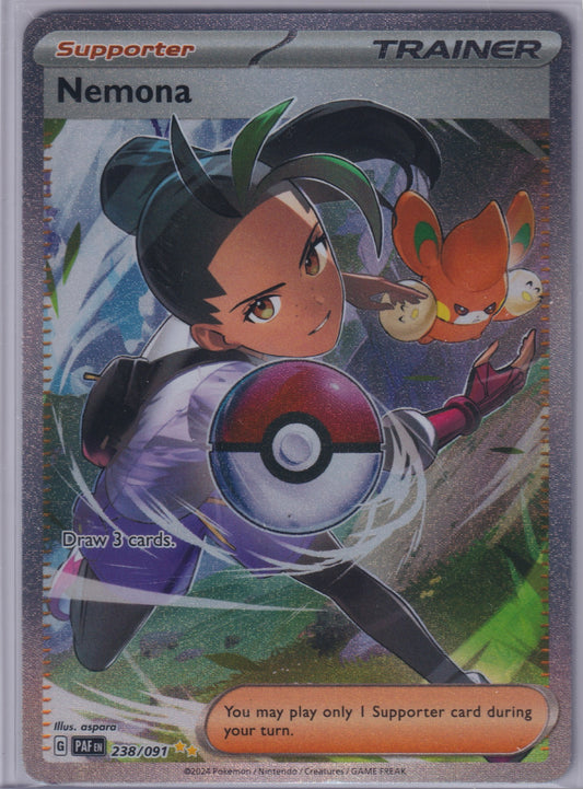 Nemona #238/091 SV: Paldean Fates Pokemon