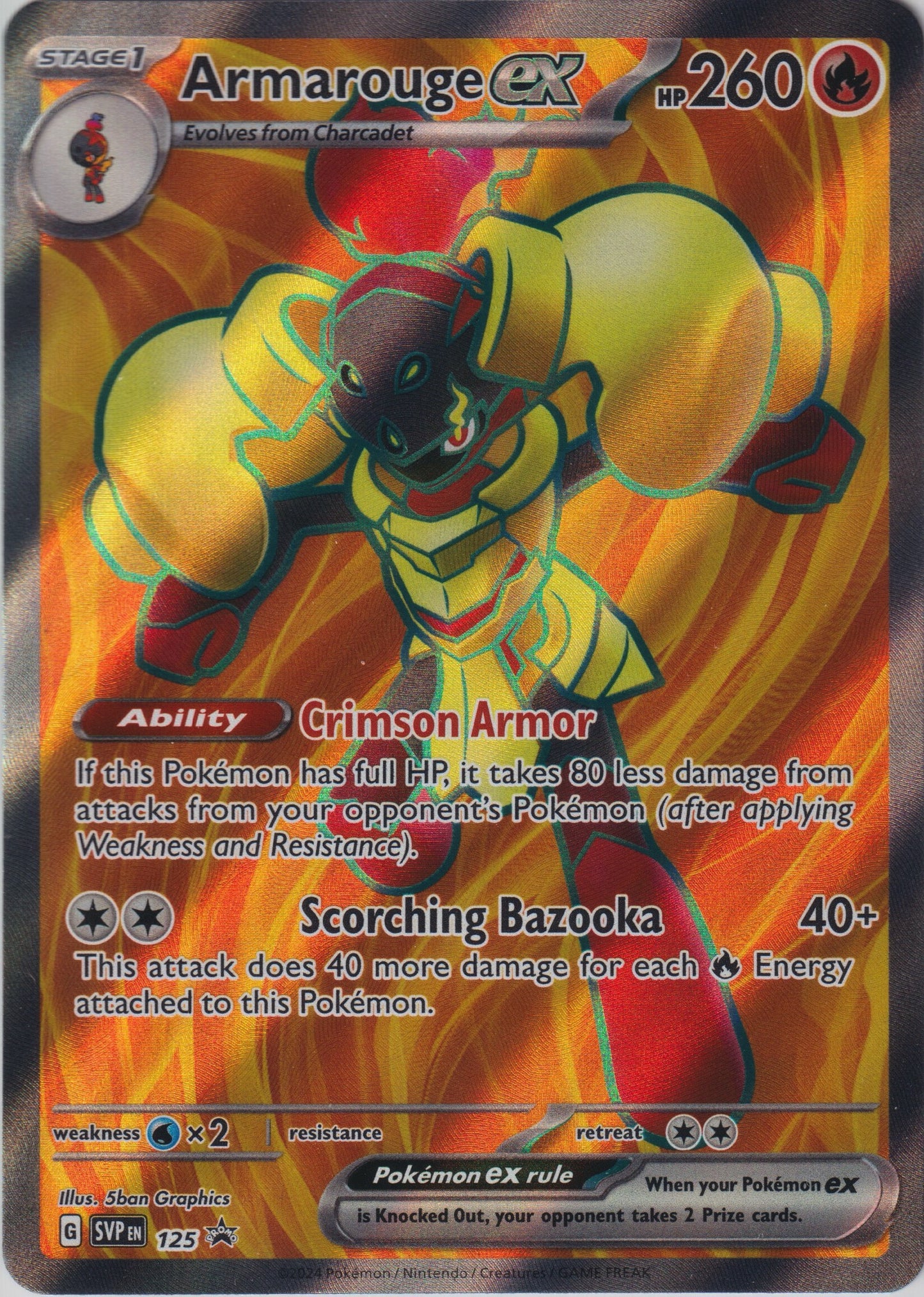 Armarouge ex #125 SV: Scarlet & Violet Promo Cards Pokemon