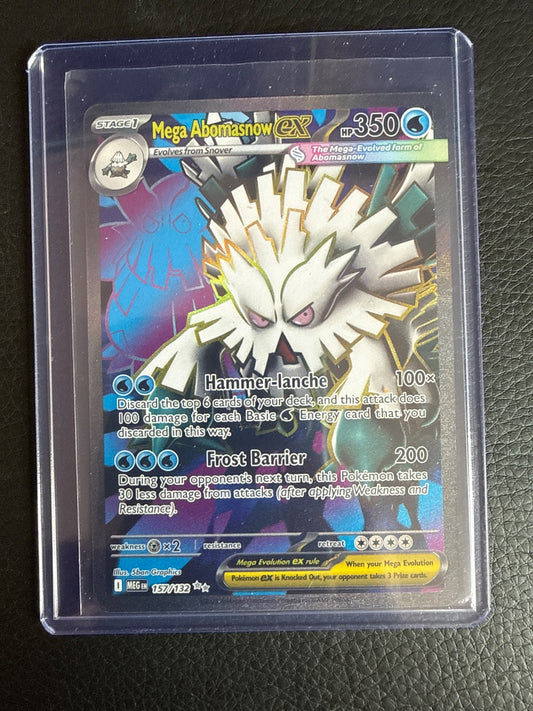 Mega Abomasnow ex #157/132 MEG: Mega Evolution Pokemon