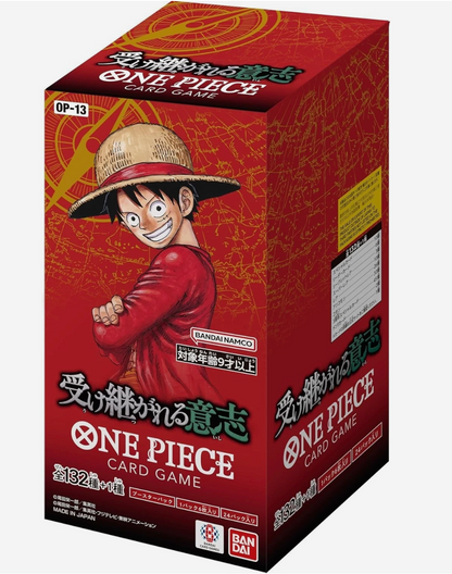 ONE PIECE Card Game Carrying on His Will OP-13 1 Box Japan BX1 Sealed