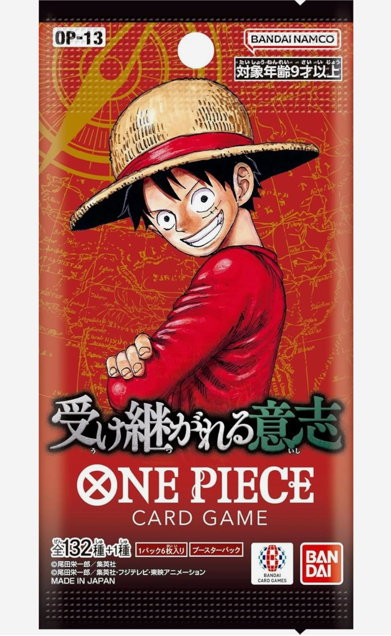 ONE PIECE Card Game Carrying on His Will OP-13 1 Box Japan BX1 Sealed