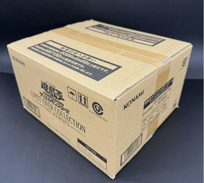 Yu-Gi-Oh! Limit Over Collection THE HEROES 1 Case 24 Box New Sealed Japanese