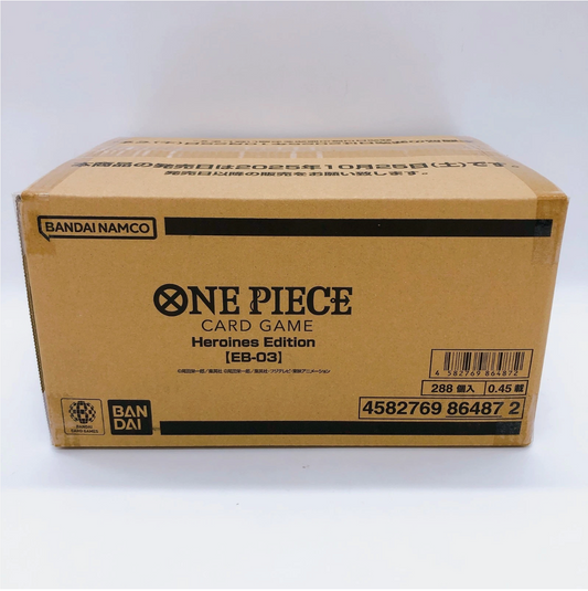 One Piece Japanese Extra Booster Heroines Edition Sealed Case (12 Boxes) EB-03！