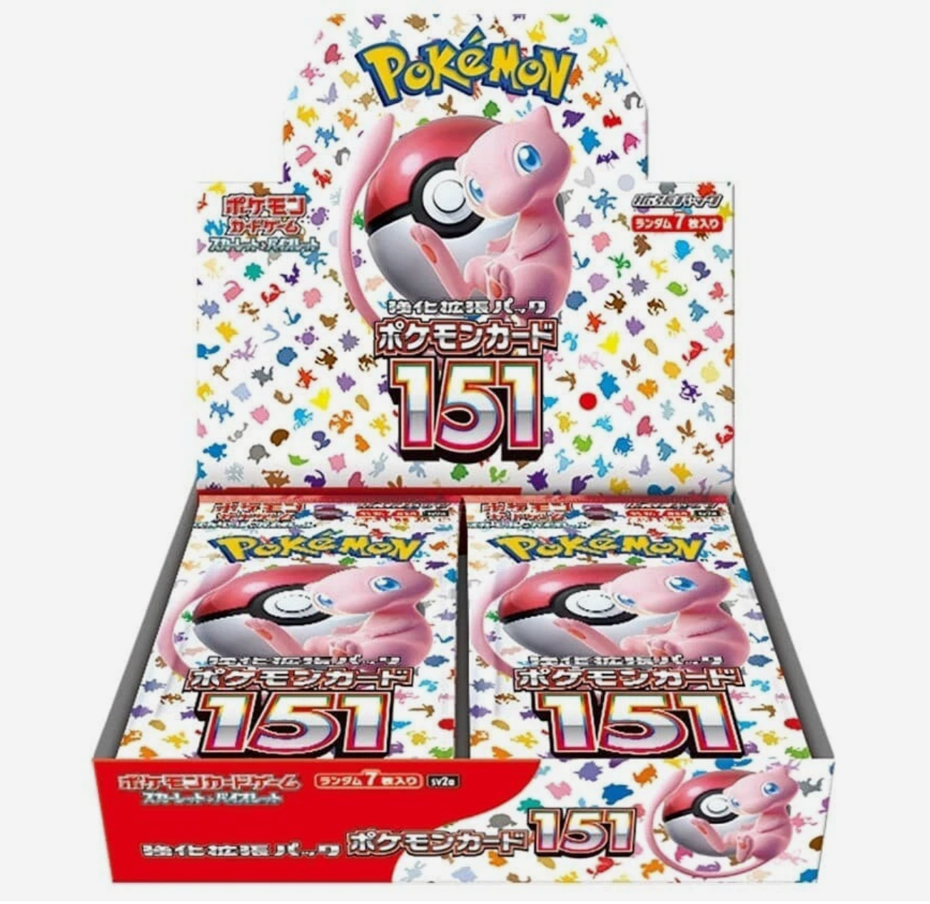 Pokémon 151 Booster Box Japanese Scarlet & Violet SV2a SEALED With Shrink