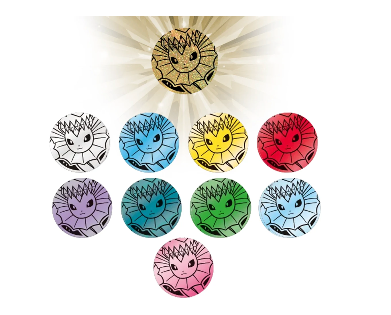 Presale Pokemon TCG Terastal Gathering Coin Set - Vaporeon Box [Sealed]