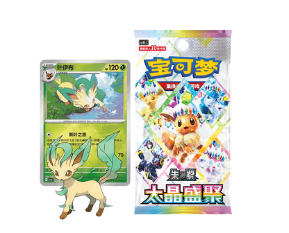 Presale Pokemon TCG Terastal Gathering Coin Set - Leafeon Box [Sealed]