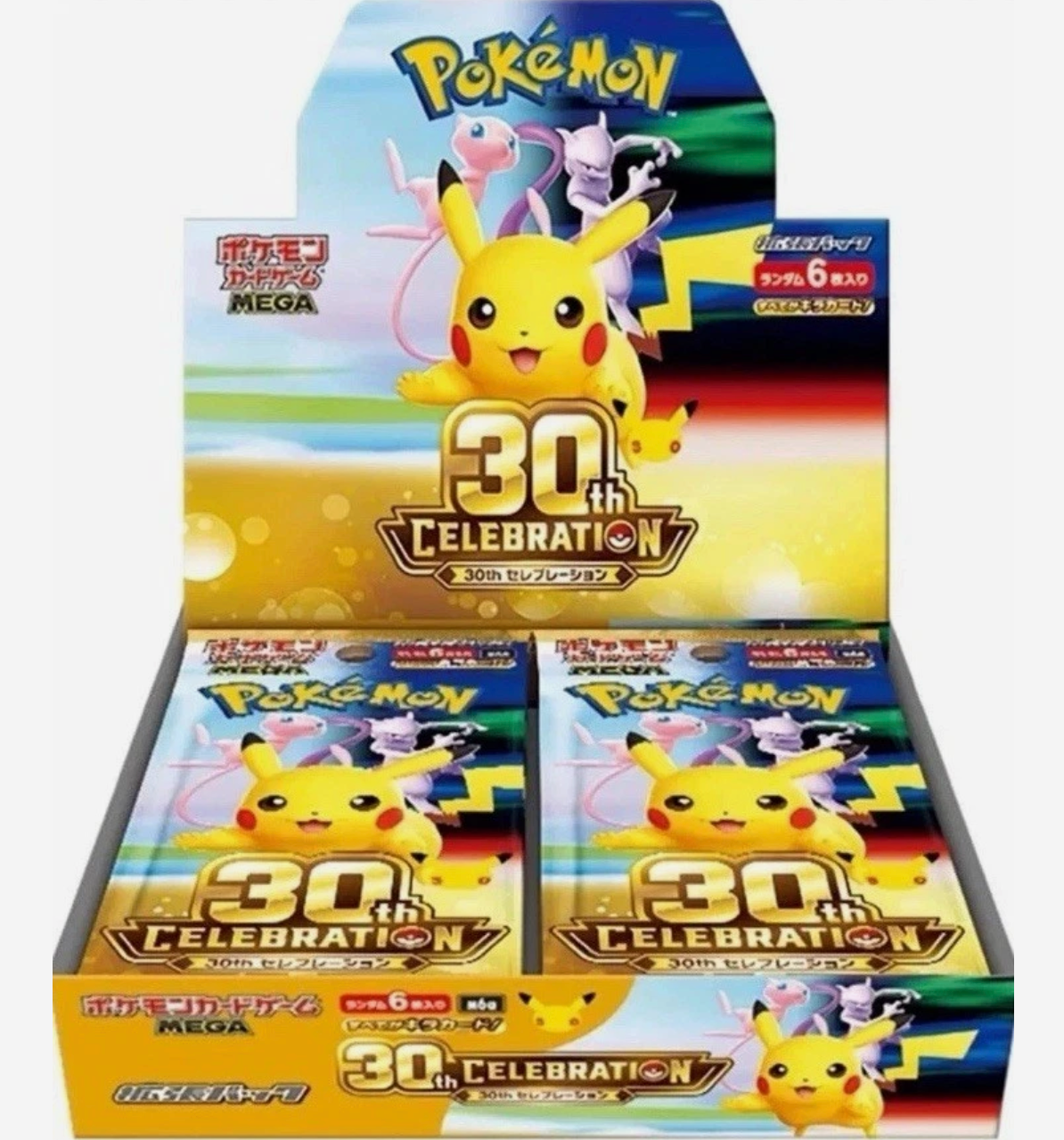 PRESALE Pokemon 30th Anniversary Japanese Booster Box W/Shrink