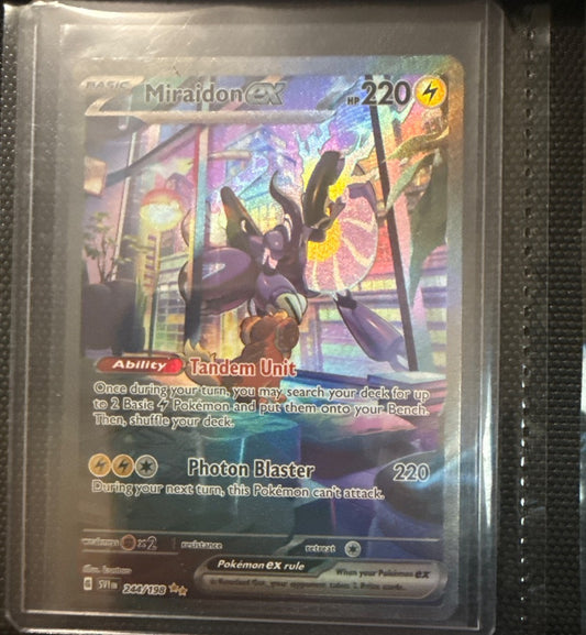 Miraidon ex #244/198 SVI: Scarlet & Violet Pokemon