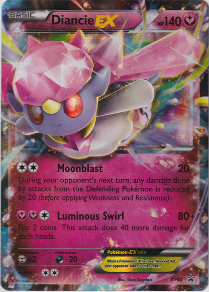Diancie EX XY43 XY Promos Pokemon TCG English Card NM