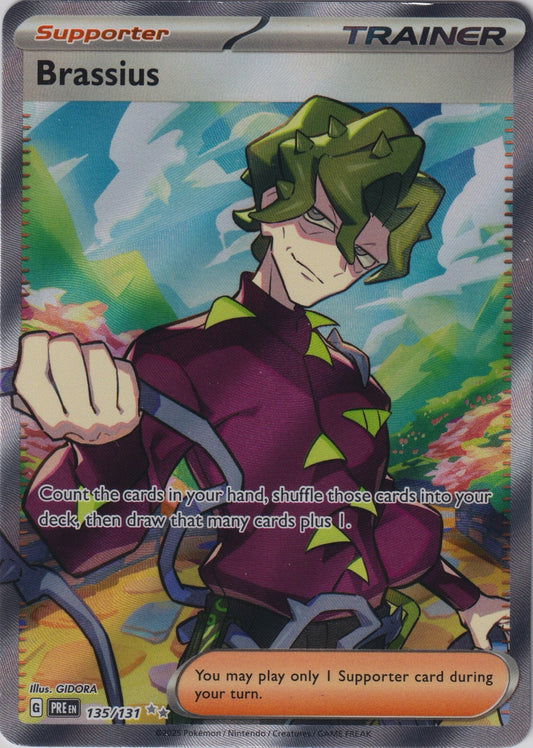 Brassius 135/131 UR SV Prismatic Evolutions Pokemon TCG English Card NM