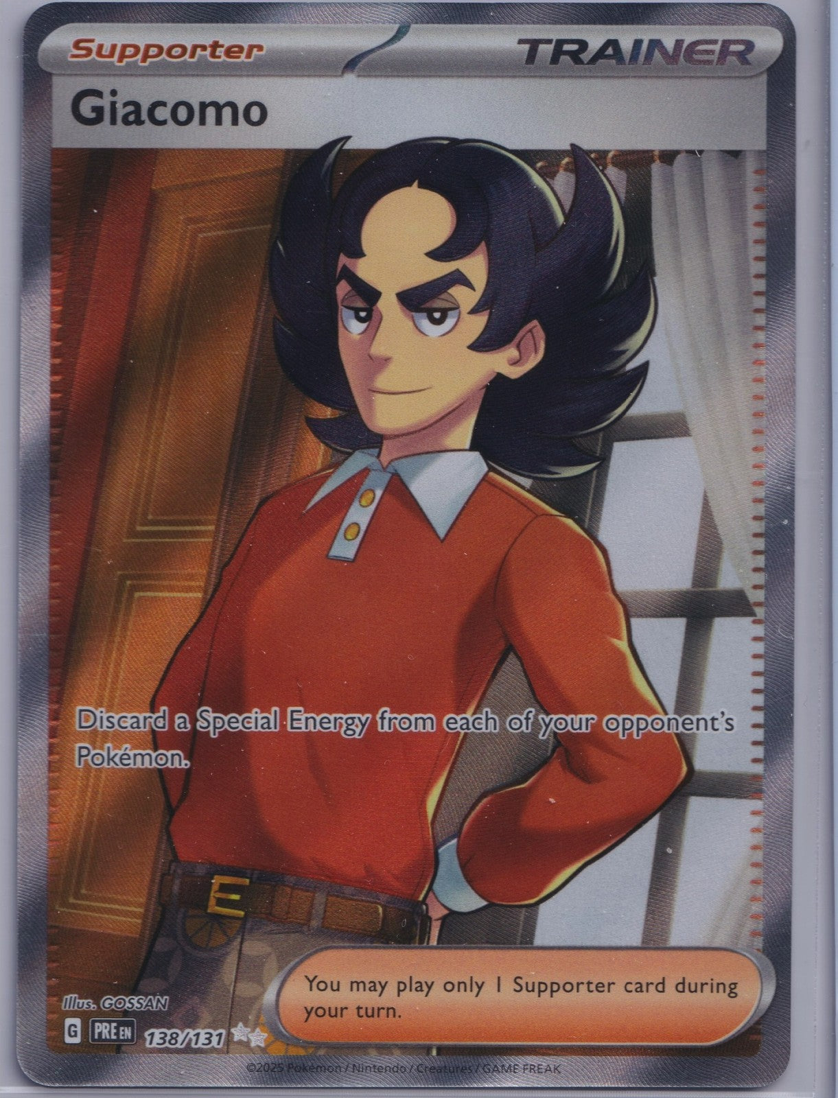 Giacomo 138/131 UR SV Prismatic Evolutions Pokemon TCG English Card NM