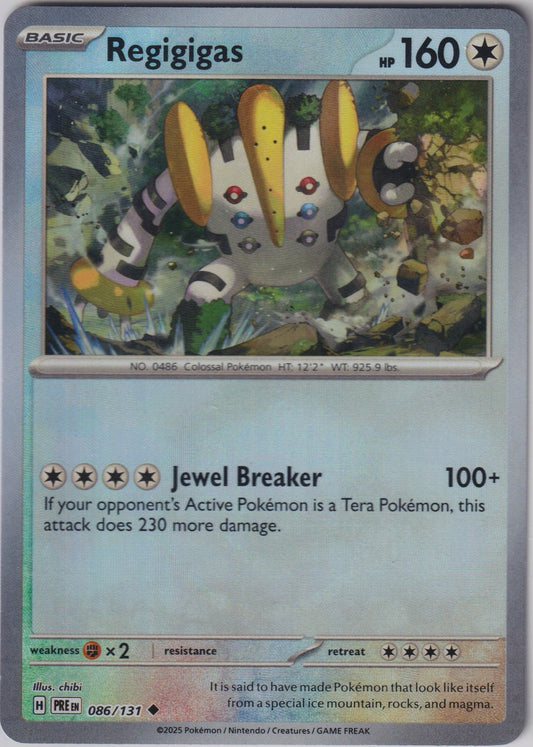 Regigigas (Poke Ball Pattern) 086/131 SV Pokemon TCG English Card