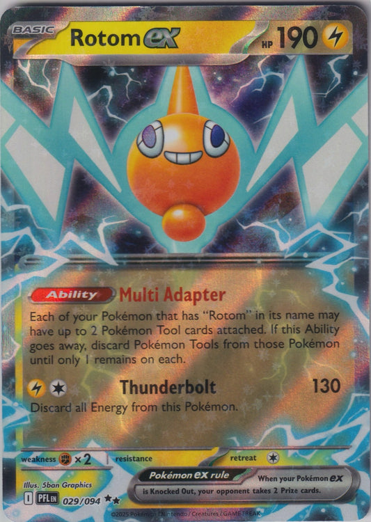 Rotom ex 029/094 ME02 Phantasmal Flames Pokemon TCG English Card NM