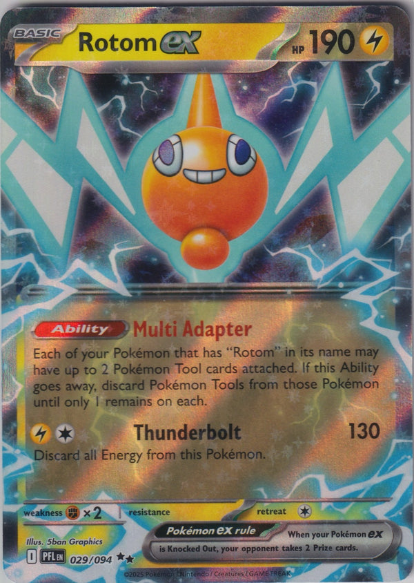 Rotom ex 029/094 ME02 Phantasmal Flames Pokemon TCG English Card NM